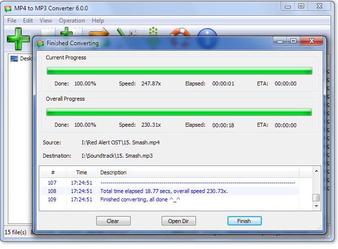 MP4 to MP3 Converter screenshot