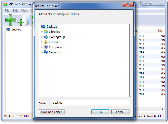 Add MP4 Files